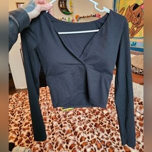 Black Long Sleeve Women's Top